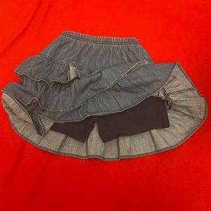 Jean Skort 100% cotton